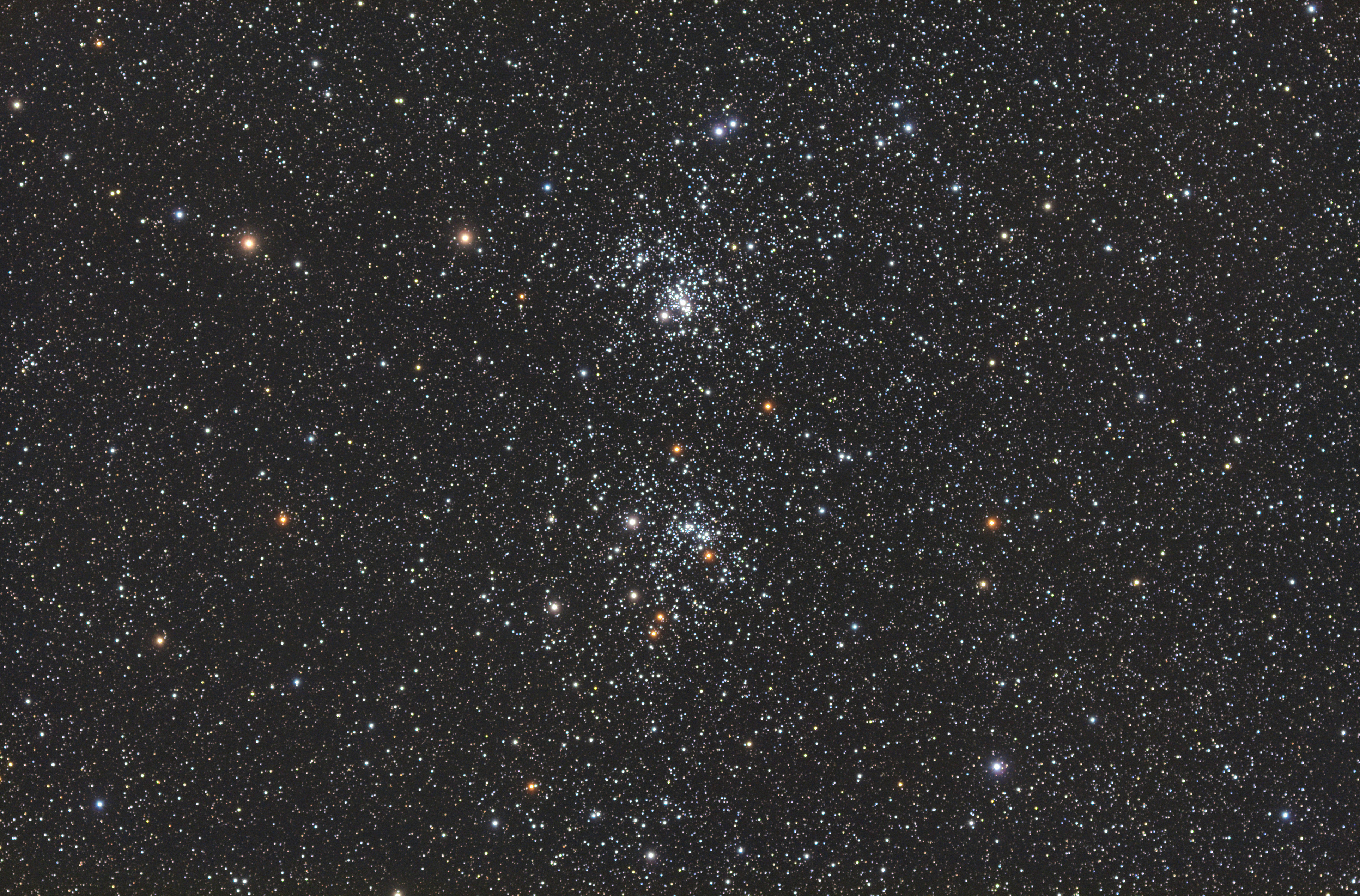 Двойное звездное скопление NGC869 и NGC884 (Хи Аш Персея)