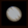 Вид Юпитера в 127мм телескоп