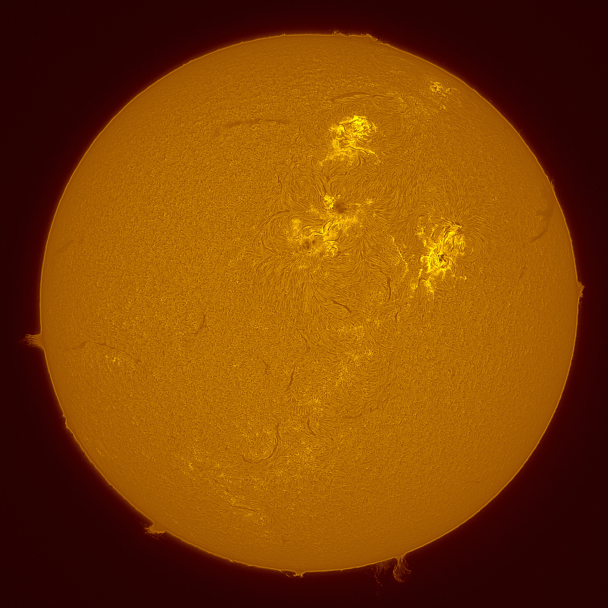 2026-07-01_Sun in h-alpha animation
