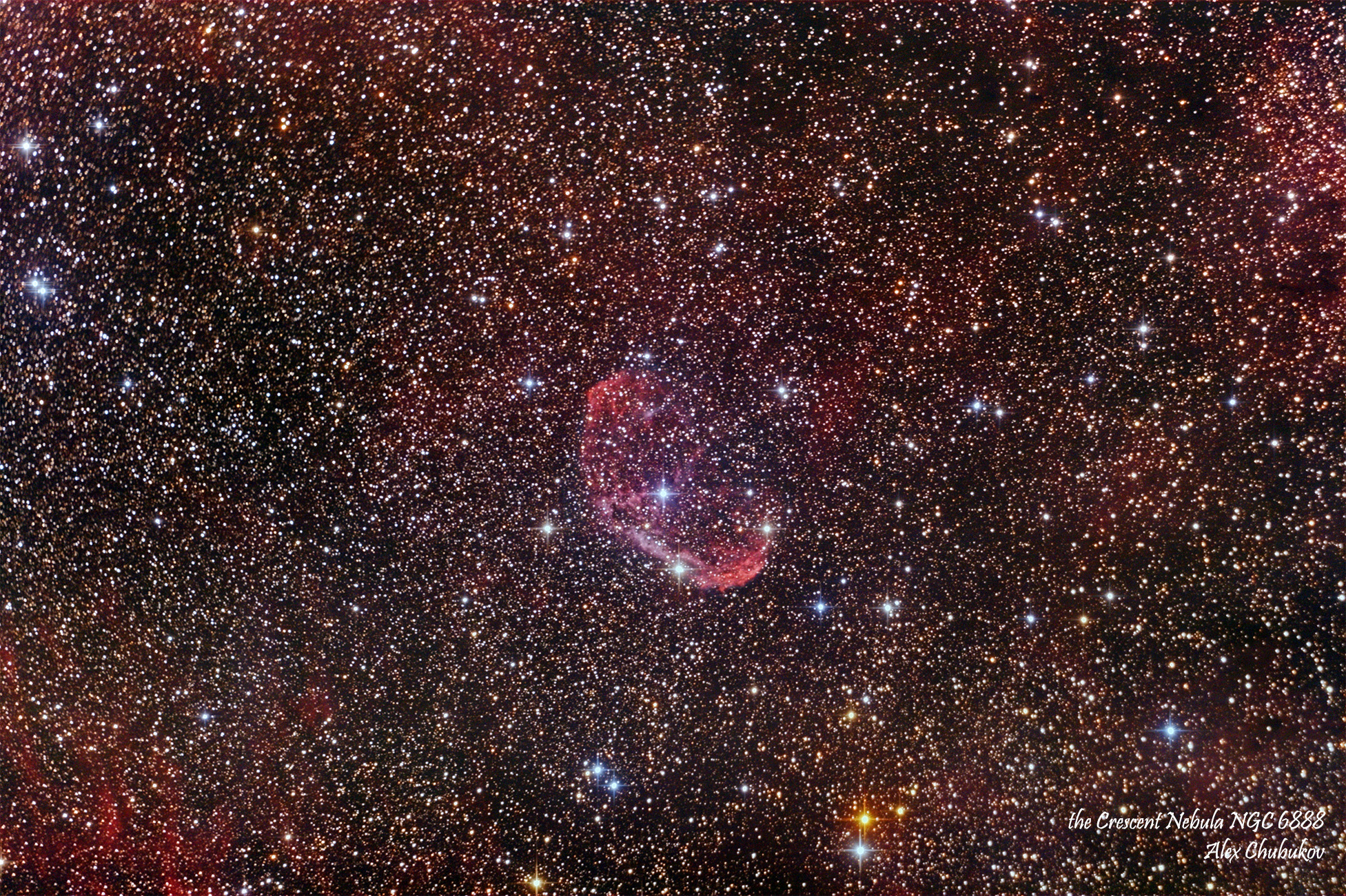 the Crescent Nebula NGC6888