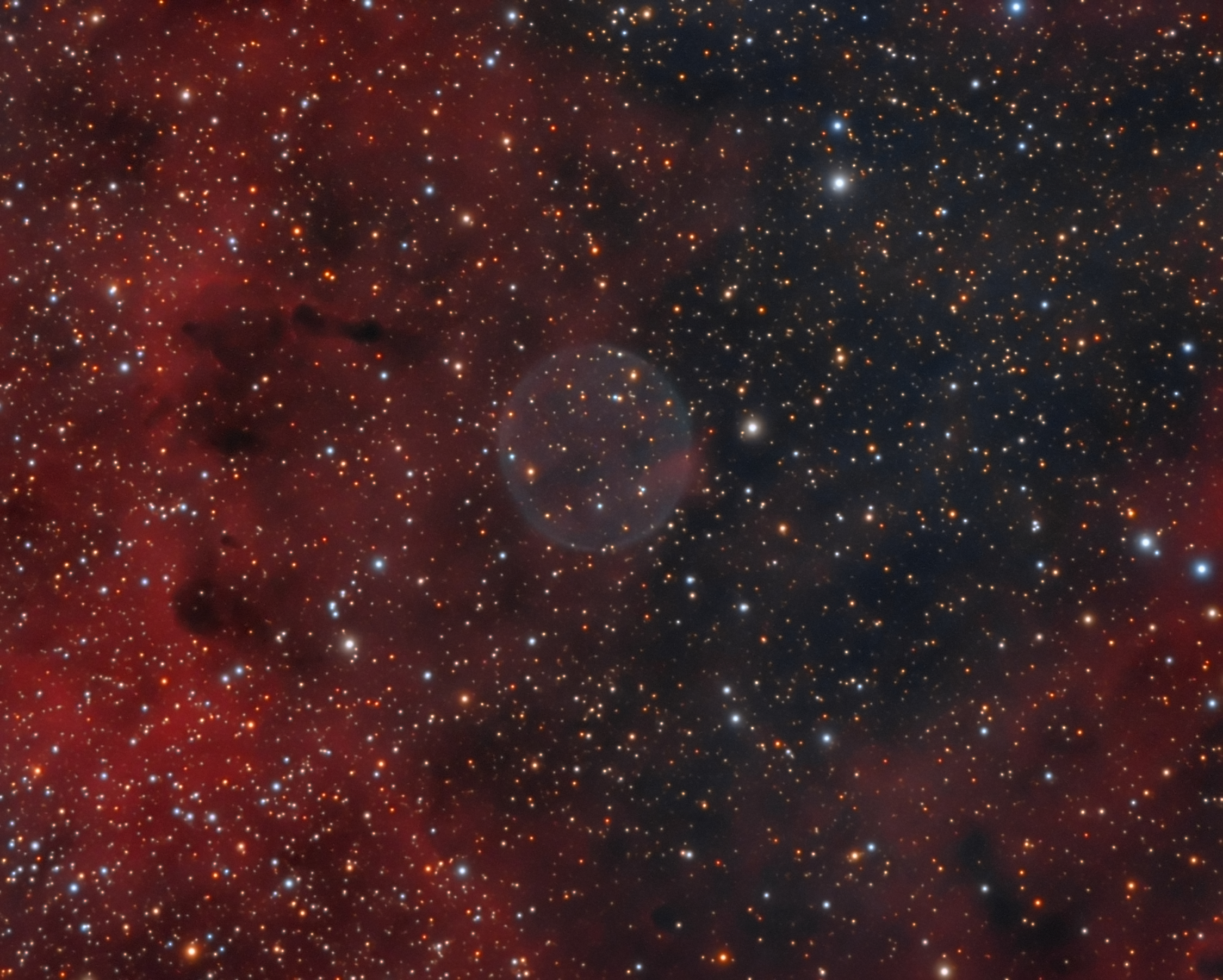 Soap Bubble Nebula (Jurasevich 1, PNG075.5+1.7)   .