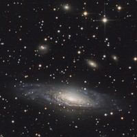 Галактика NGC7331 и Квинтет Стефана в Пегасе.